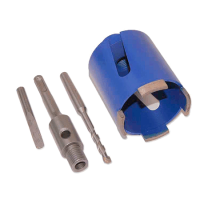 АЛМАЗНАЯ КОРОНКА БЕЗУДАРНАЯ ДЛЯ ПЕРФОРАТОРА SDS-PLUS 82мм